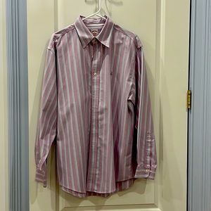 Brooks Brothers purple stripe button down size large